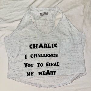 Funny Cropped Racerback